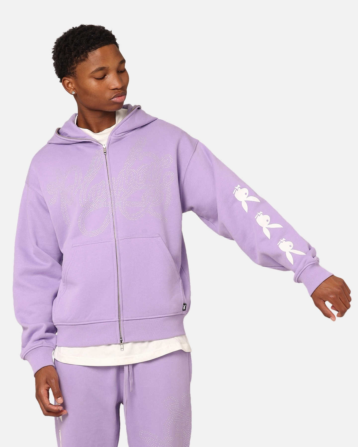 Forgiveness Playboy By Culture Kings Shyne Full Zip Hoodie Purple