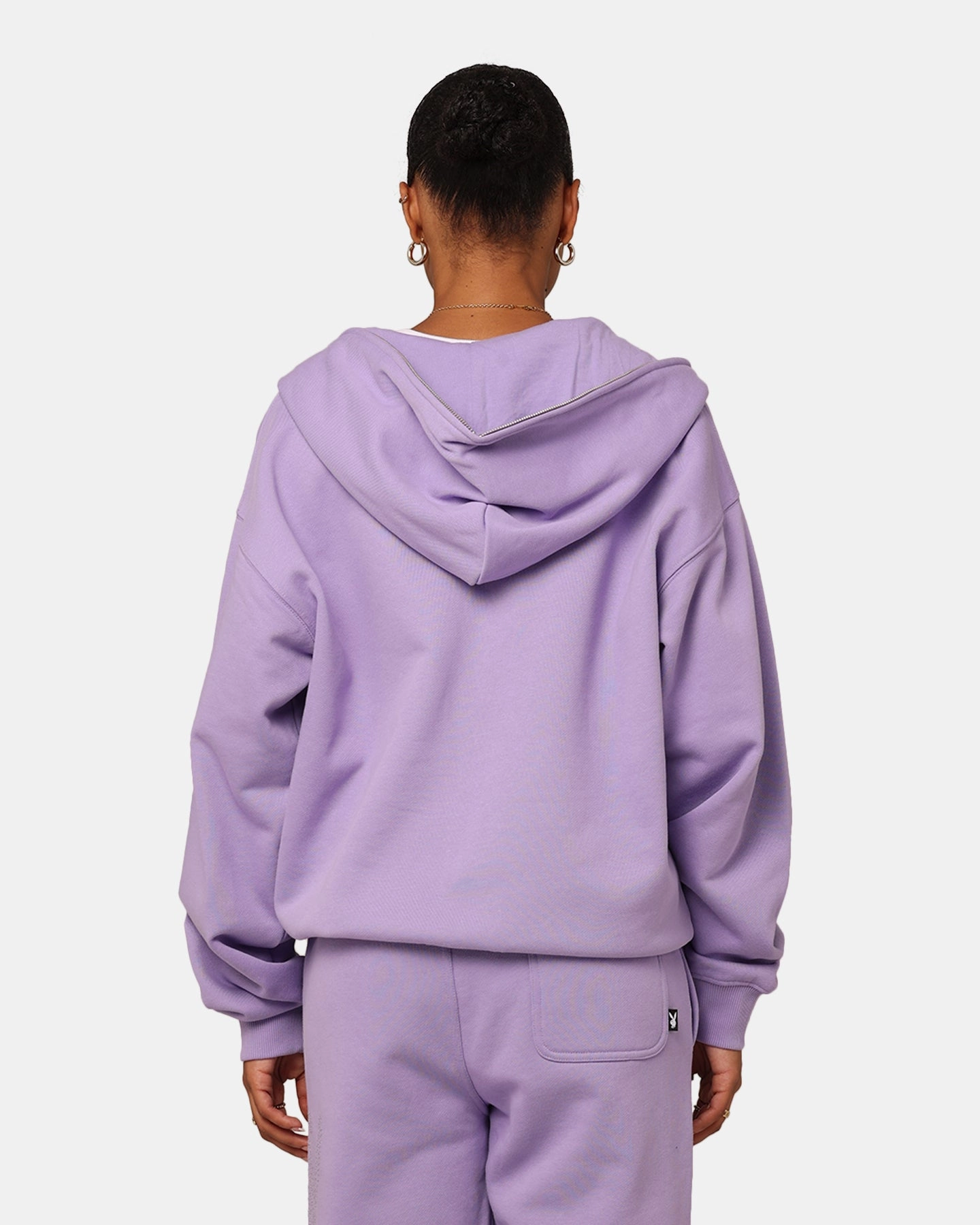 Playboy By Culture Kings Shyne Full Zip Hoodie Purple Effort