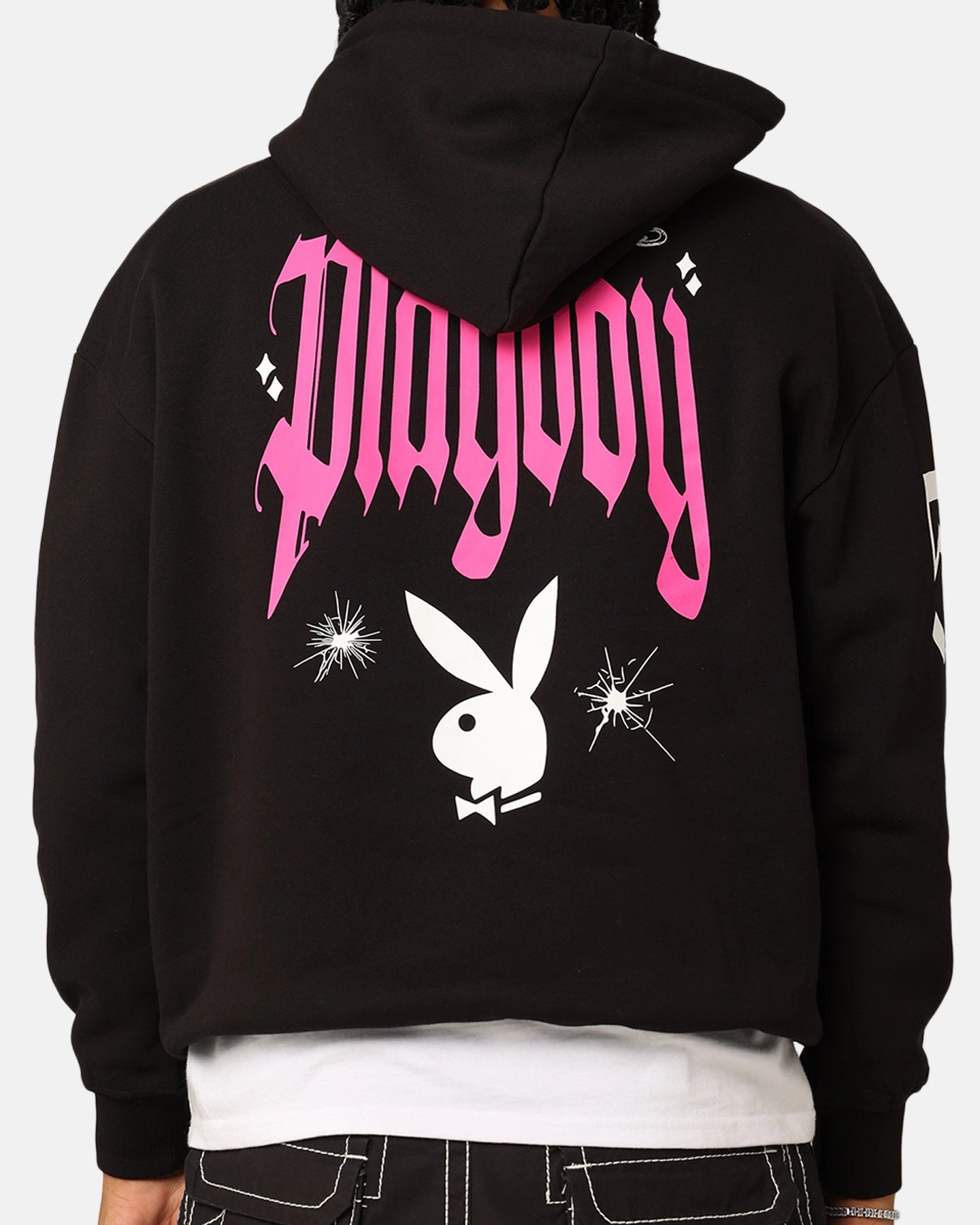 Improve Playboy Card Hoodie Black