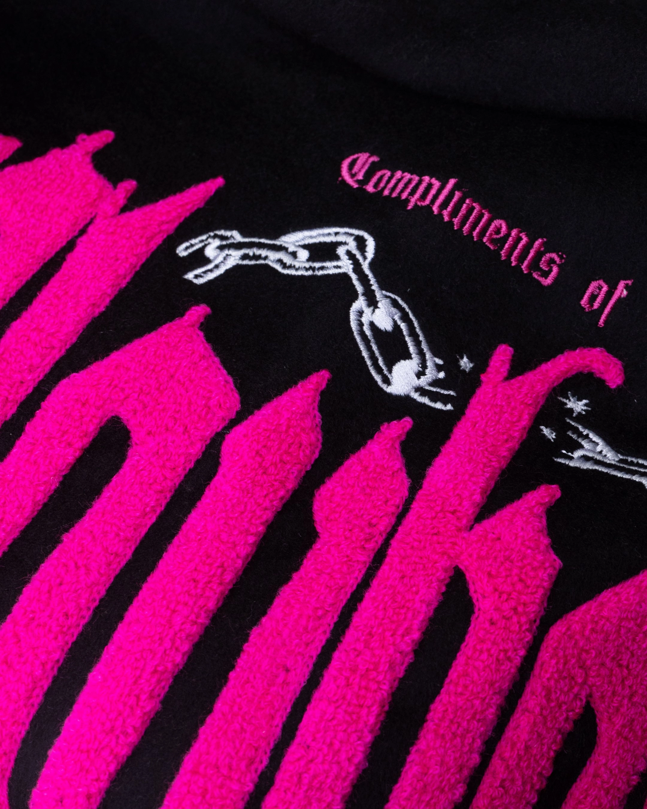 suitable for theater performances Playboy Card Jacket Black