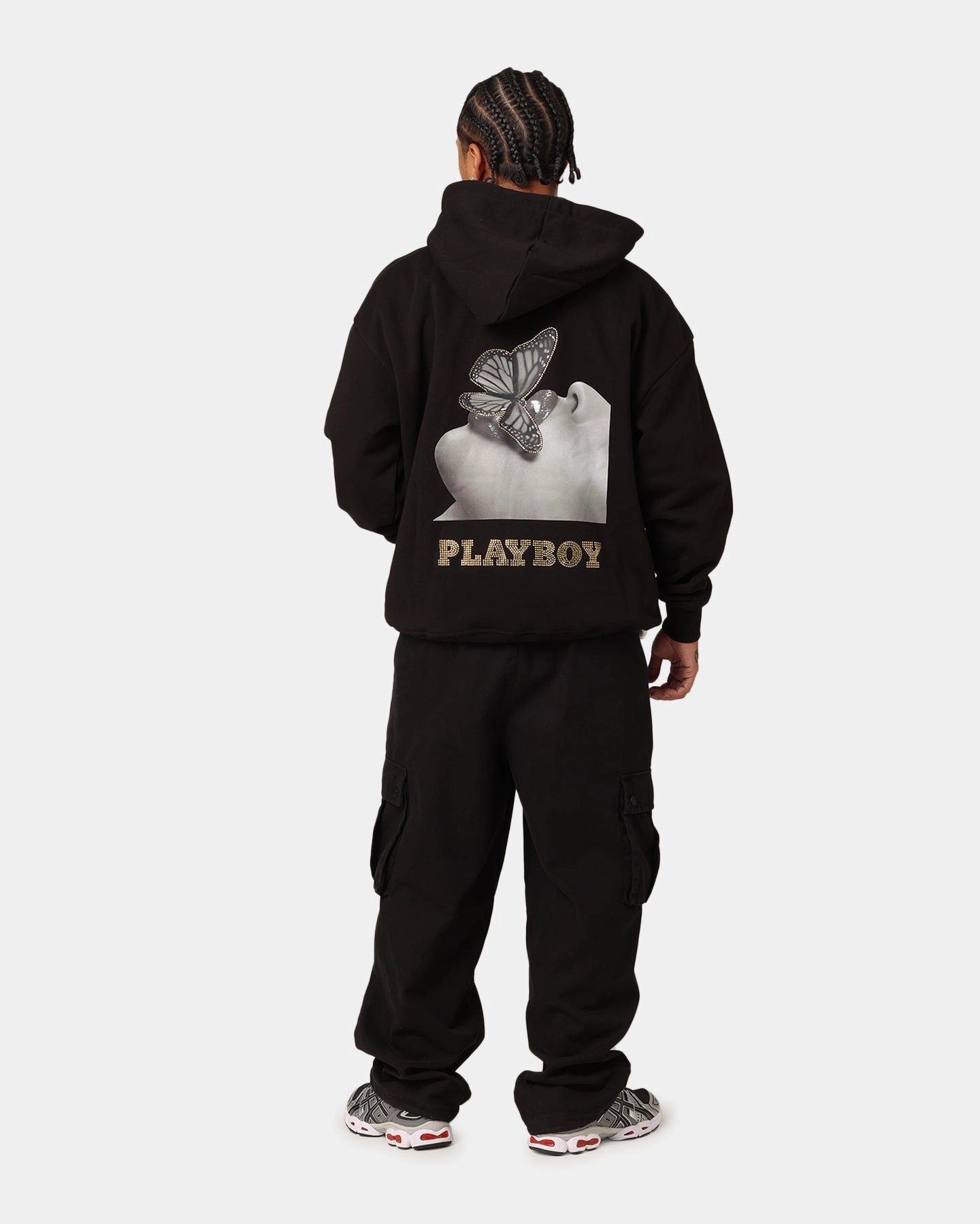 Range Fashion Vibe Playboy Diamant?? Hoodie Black