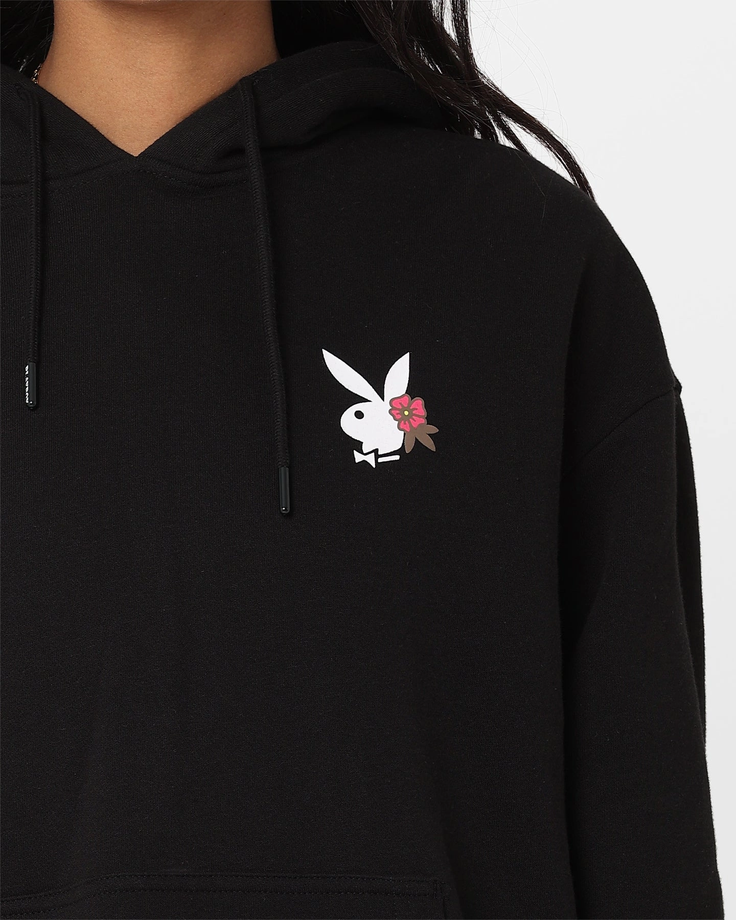 Playboy Flowers Hoodie Black suitable for trade shows