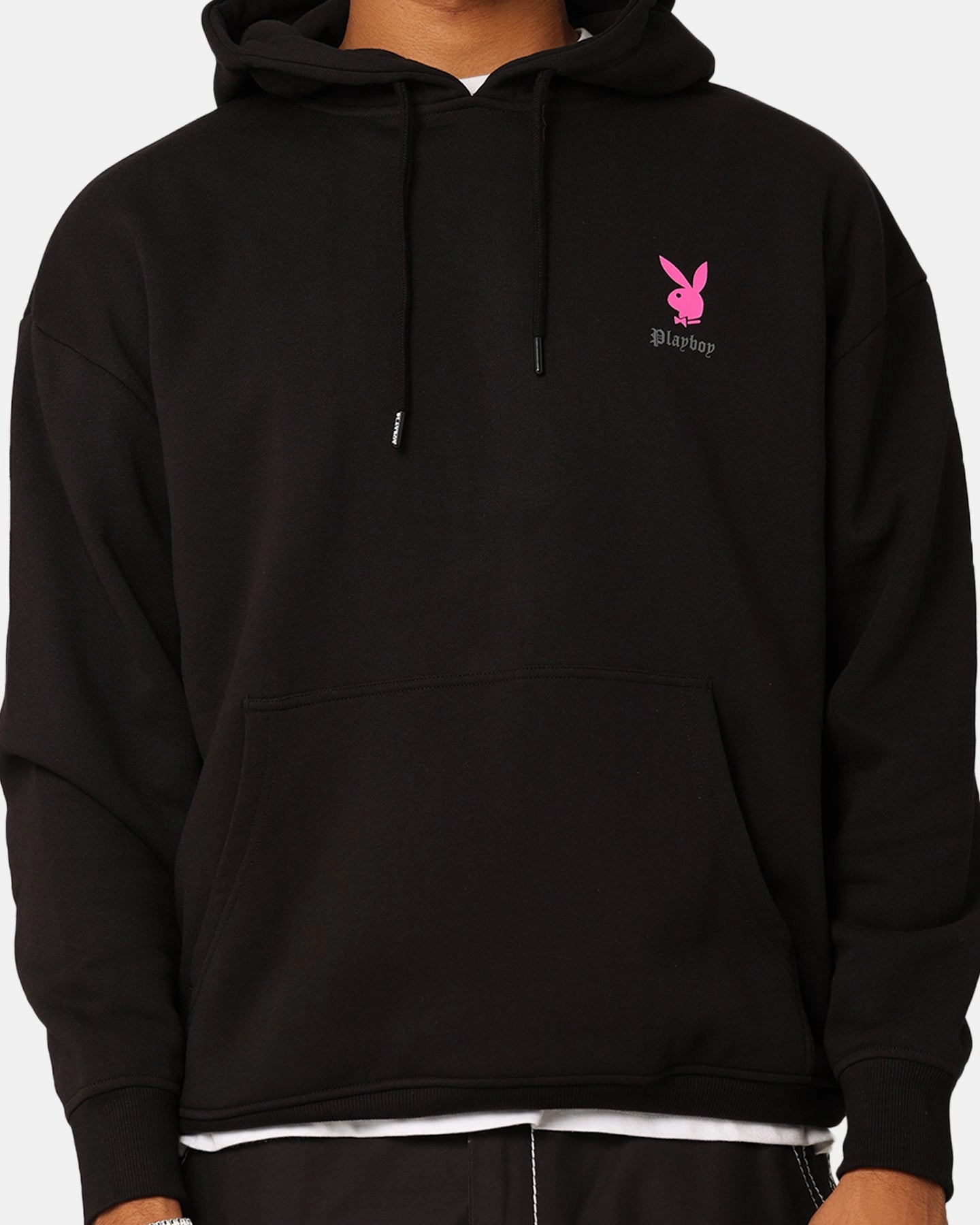 Playboy Gothic Hoodie Black High-Tech Jacket