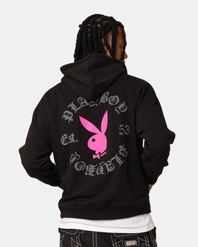 Playboy Gothic Hoodie Black humid