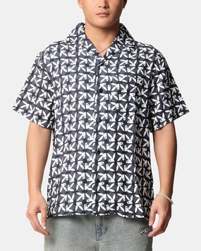 Playboy Half RHD Repeat Shirt Black Autumn Look