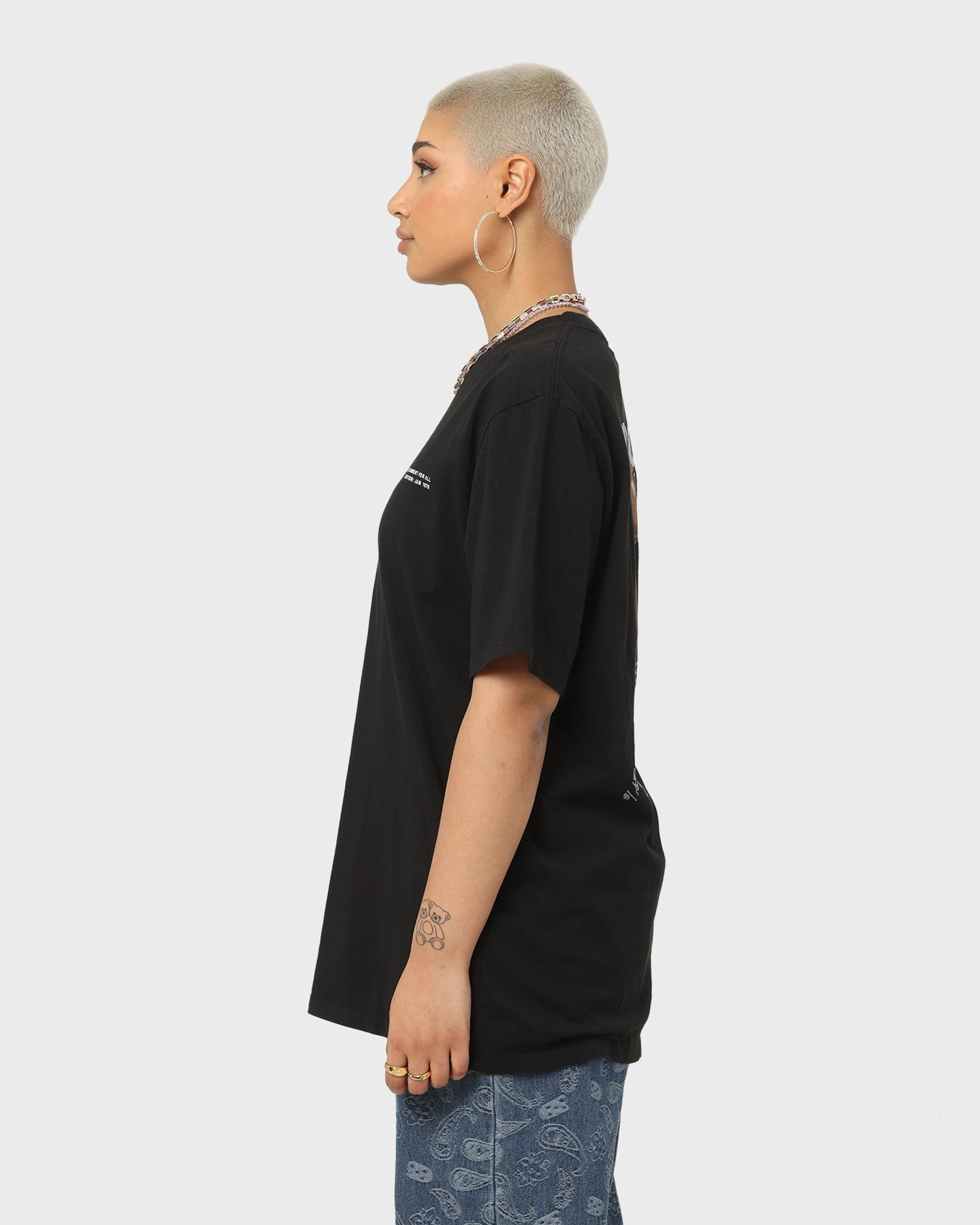 Playboy January '78 Short Sleeve T-Shirt Black Comfort First