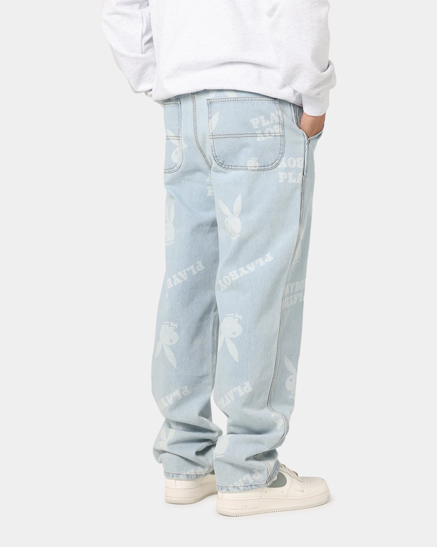 Playboy Mess Denim Jeans Light Indigo Trend Setter Vintage Lover All Around