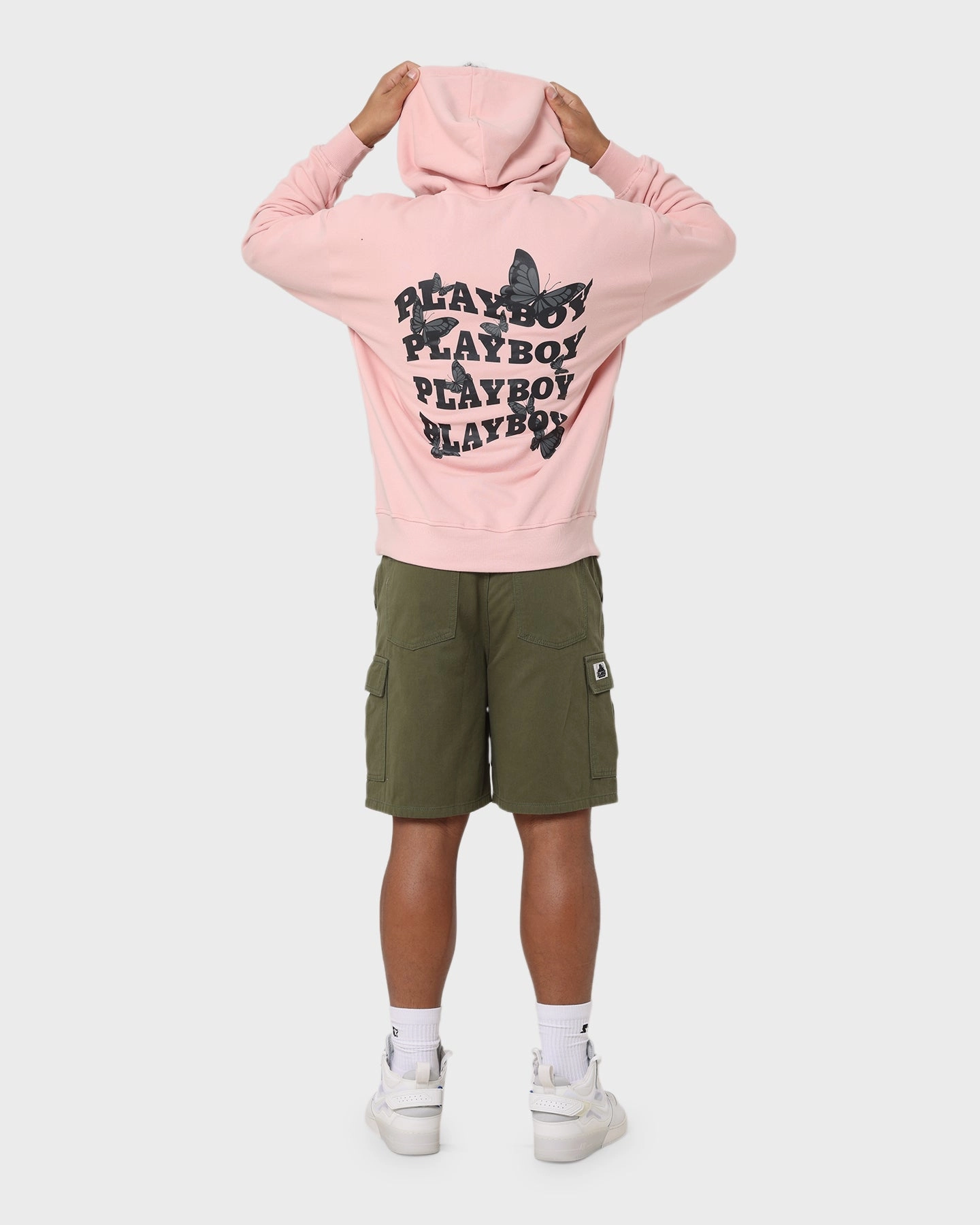 Trend Playboy Playboy Butterfly Original Fit Hoodie Pink