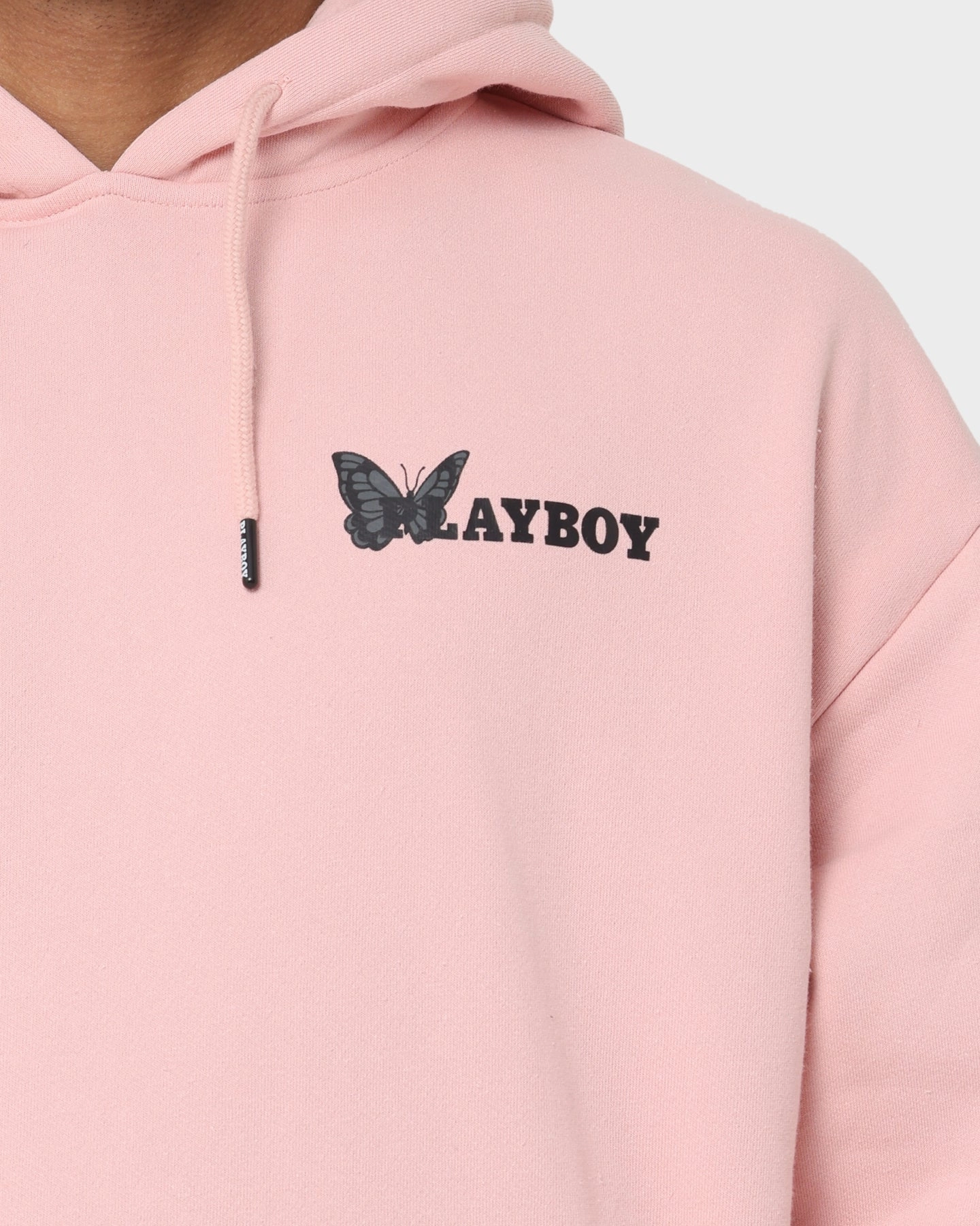 Playboy Playboy Butterfly Original Fit Hoodie Pink Approve nylon