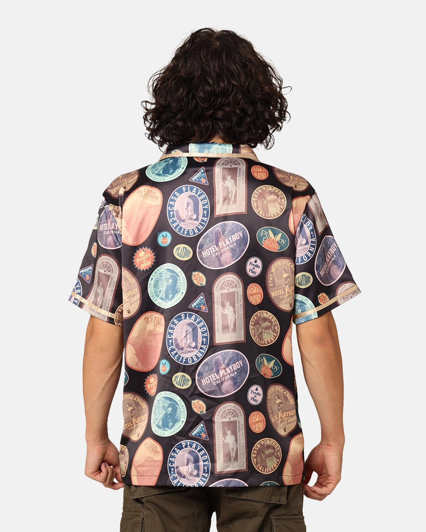 Quick Dry Construction Modern Aesthetic Playboy Playcation Shirt Black