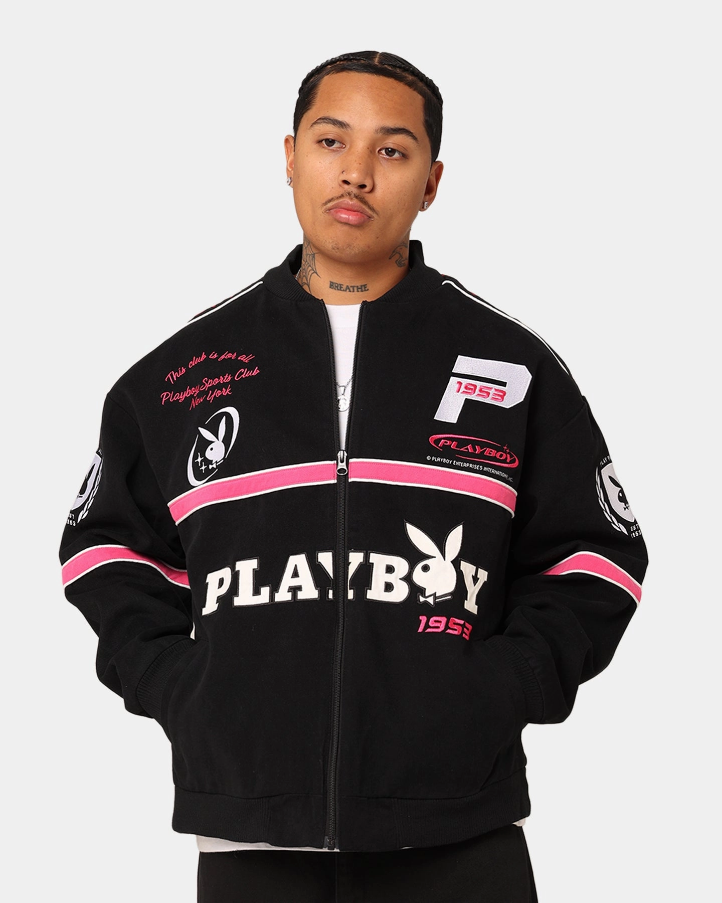 Men's Playboy Racing Playboy RHD Jacket Black