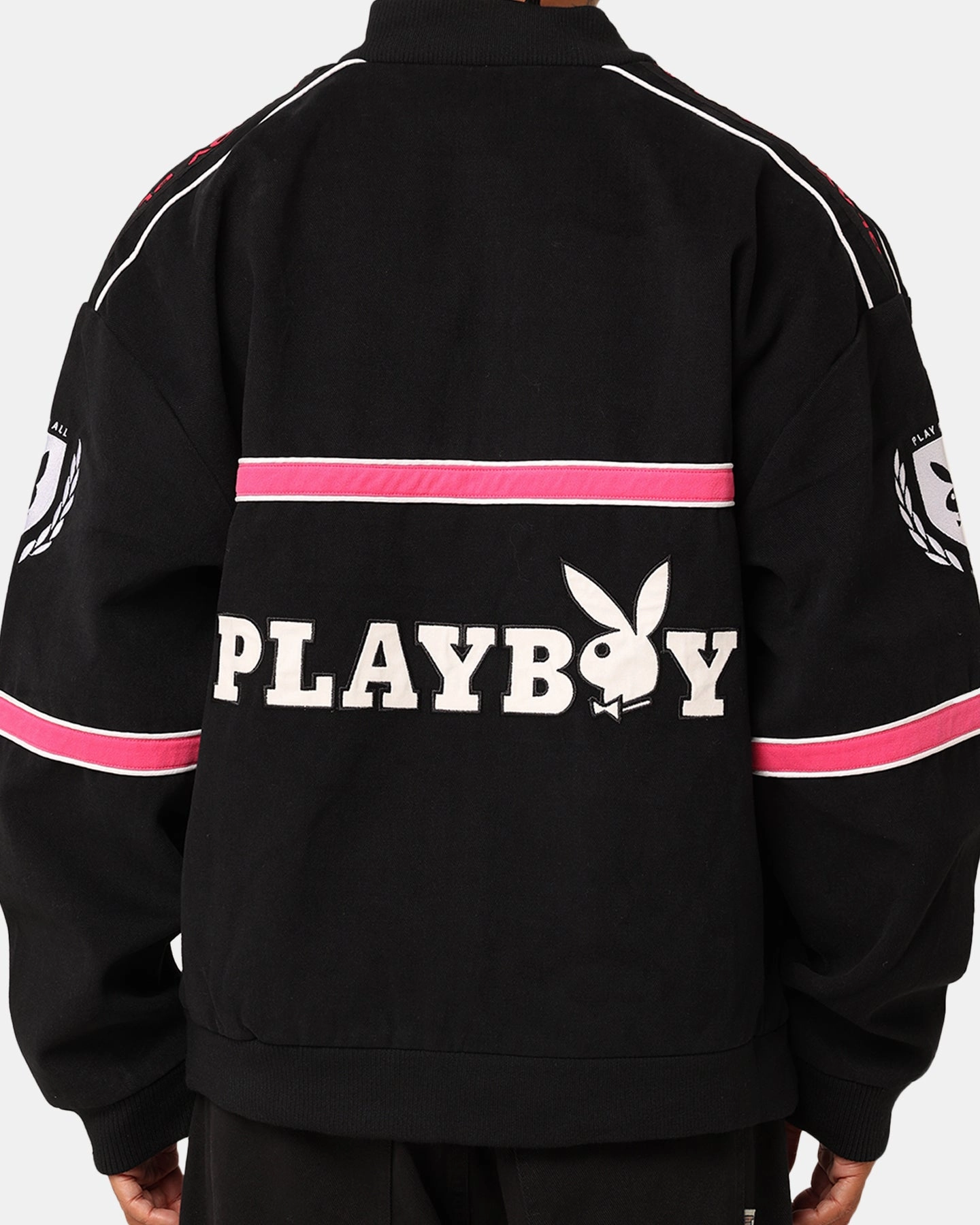 special - occasion wear Eye - Catching Playboy Racing Playboy RHD Jacket Black