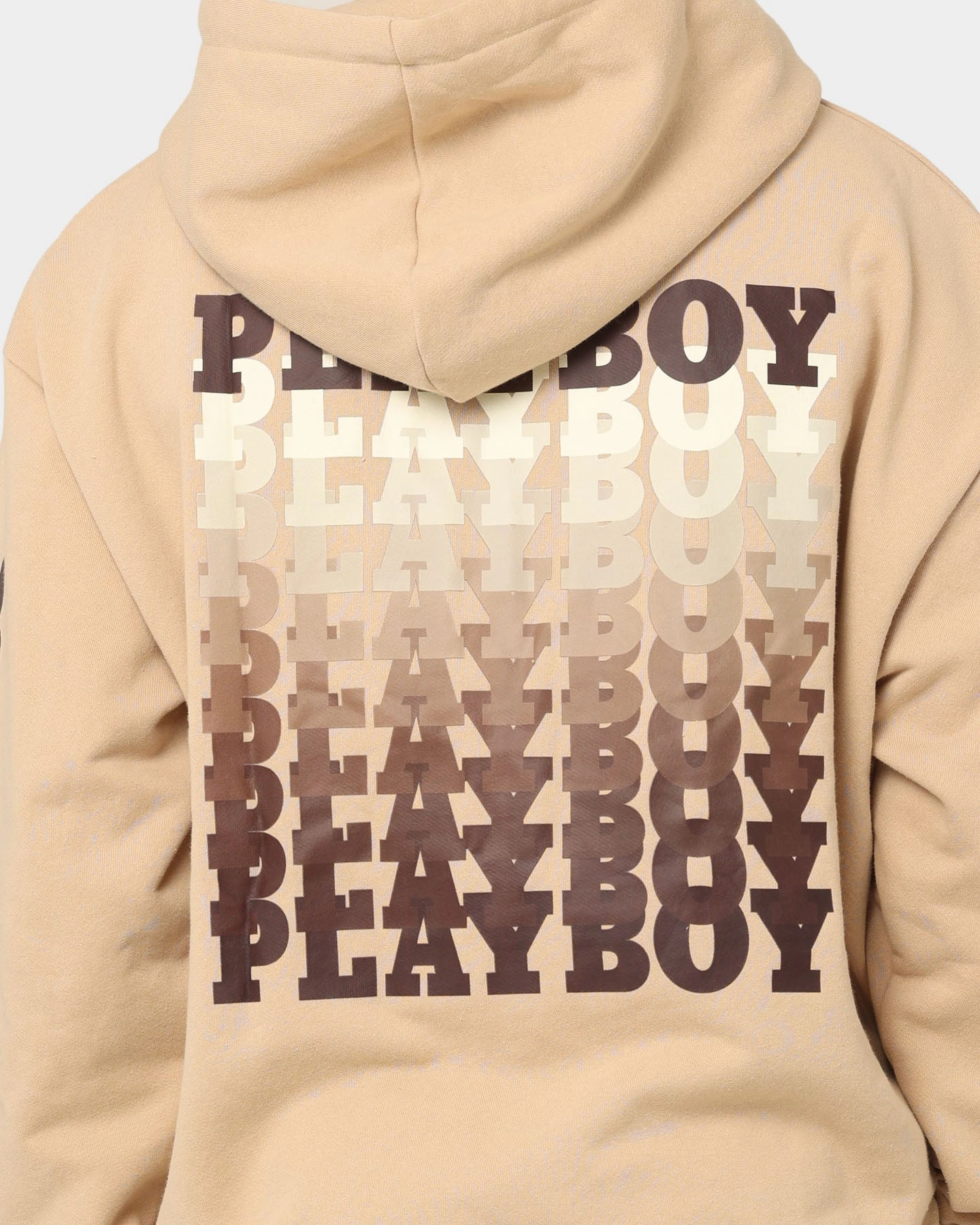 Gallery Certificate Playboy Stack Blend Hoodie Tan
