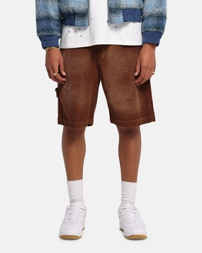 XXIII Corduroy Wash Jorts Brown anti - static