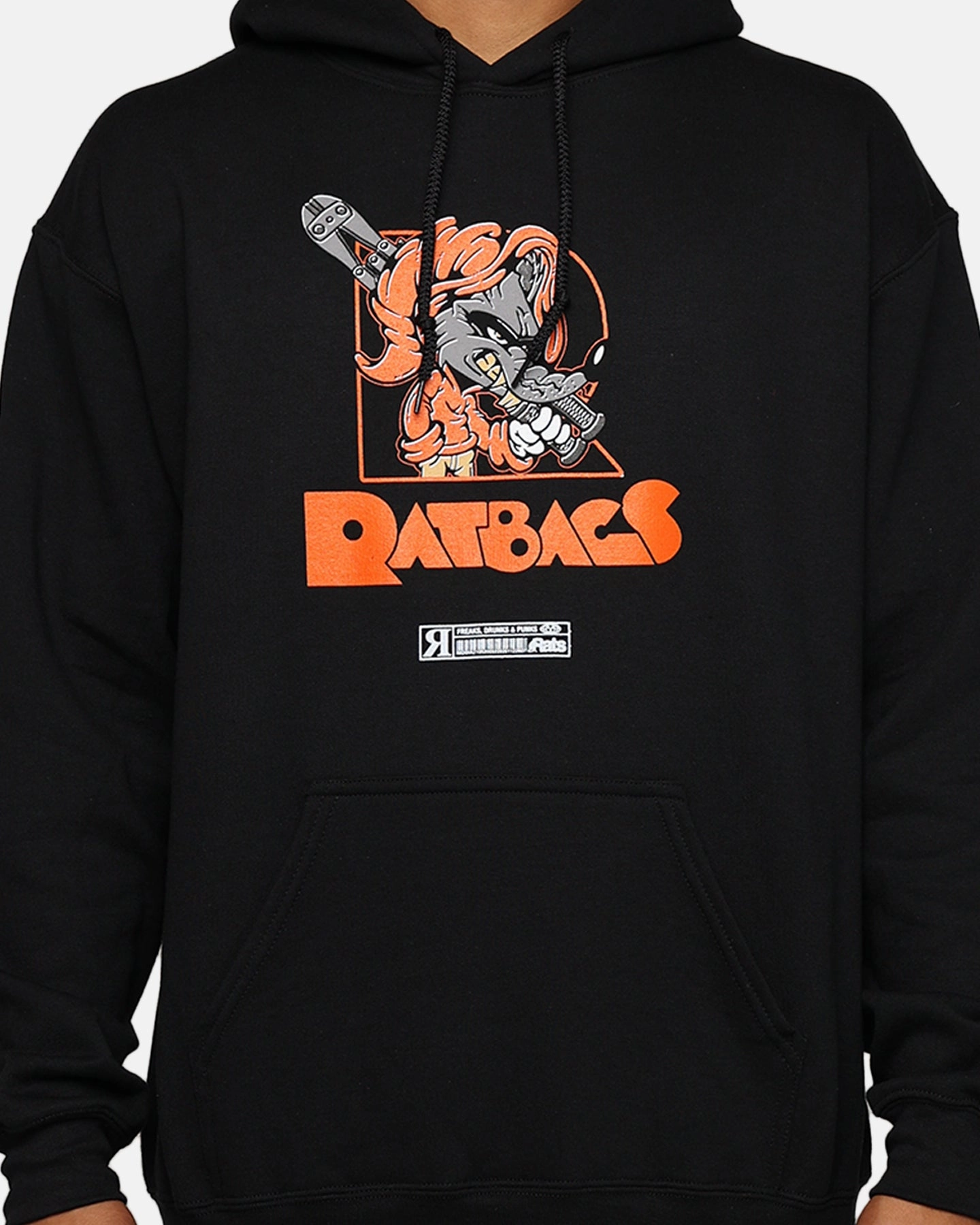 library Rats Get Fat Ratbags Hoodie Black