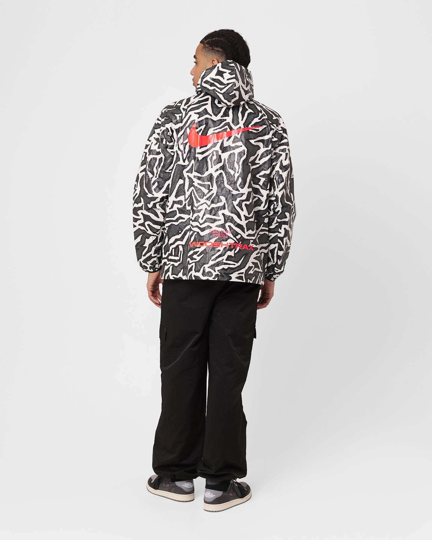 Secure Storage Nike Sportswear Trend Jacket Anthracite/Black/Bright Crimson