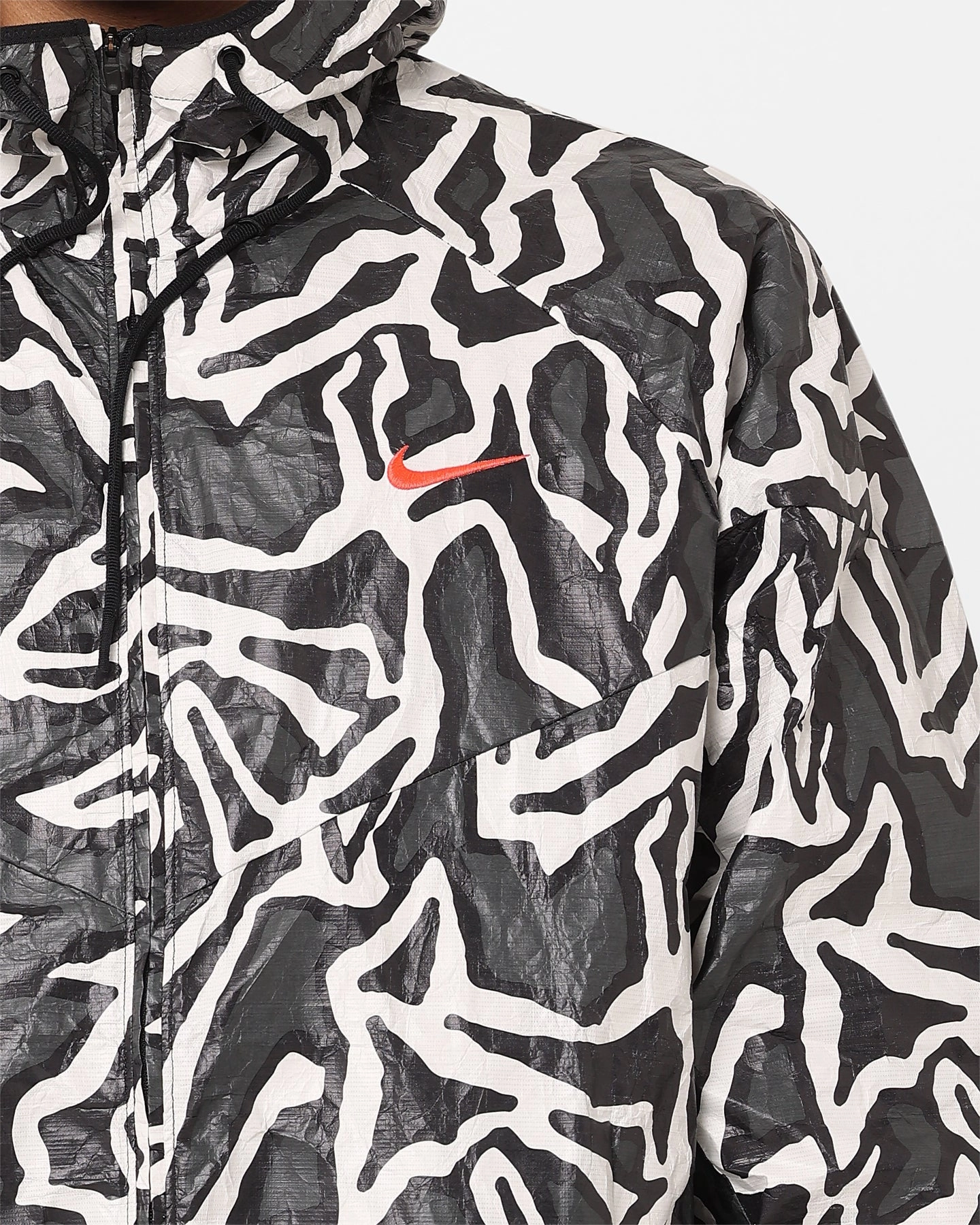 Nike Sportswear Trend Jacket Anthracite/Black/Bright Crimson Rain Shield Easter