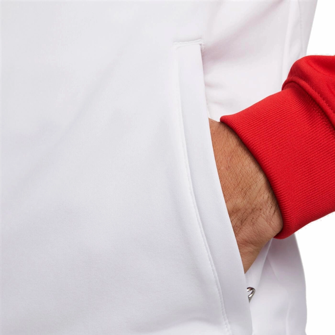 Poland pre-match presentation Soccer jacket 2022/23 white/red - Nike OdorResistantLining Animal-free