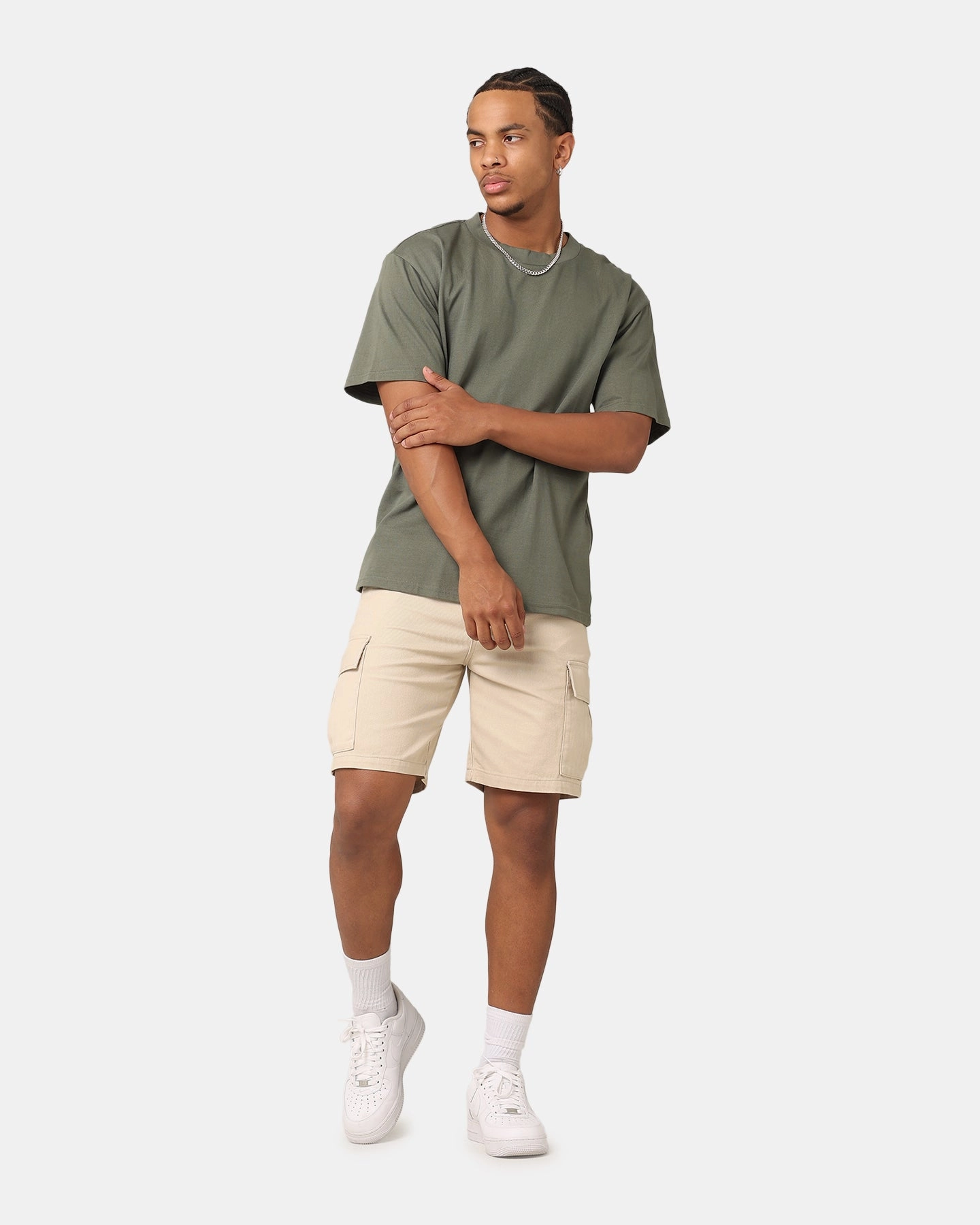 XXIII Jordy Cargo Shorts Tan Beach Ready Shorts Snag Free Zipper
