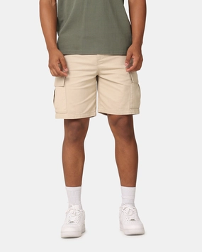XXIII Jordy Cargo Shorts Tan Vintage Look button fly