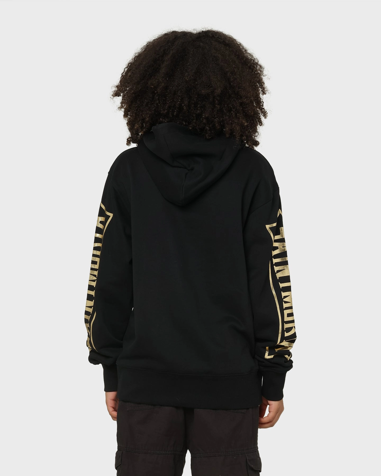 Patched Saint Morta Venom Hoodie Black/Gold