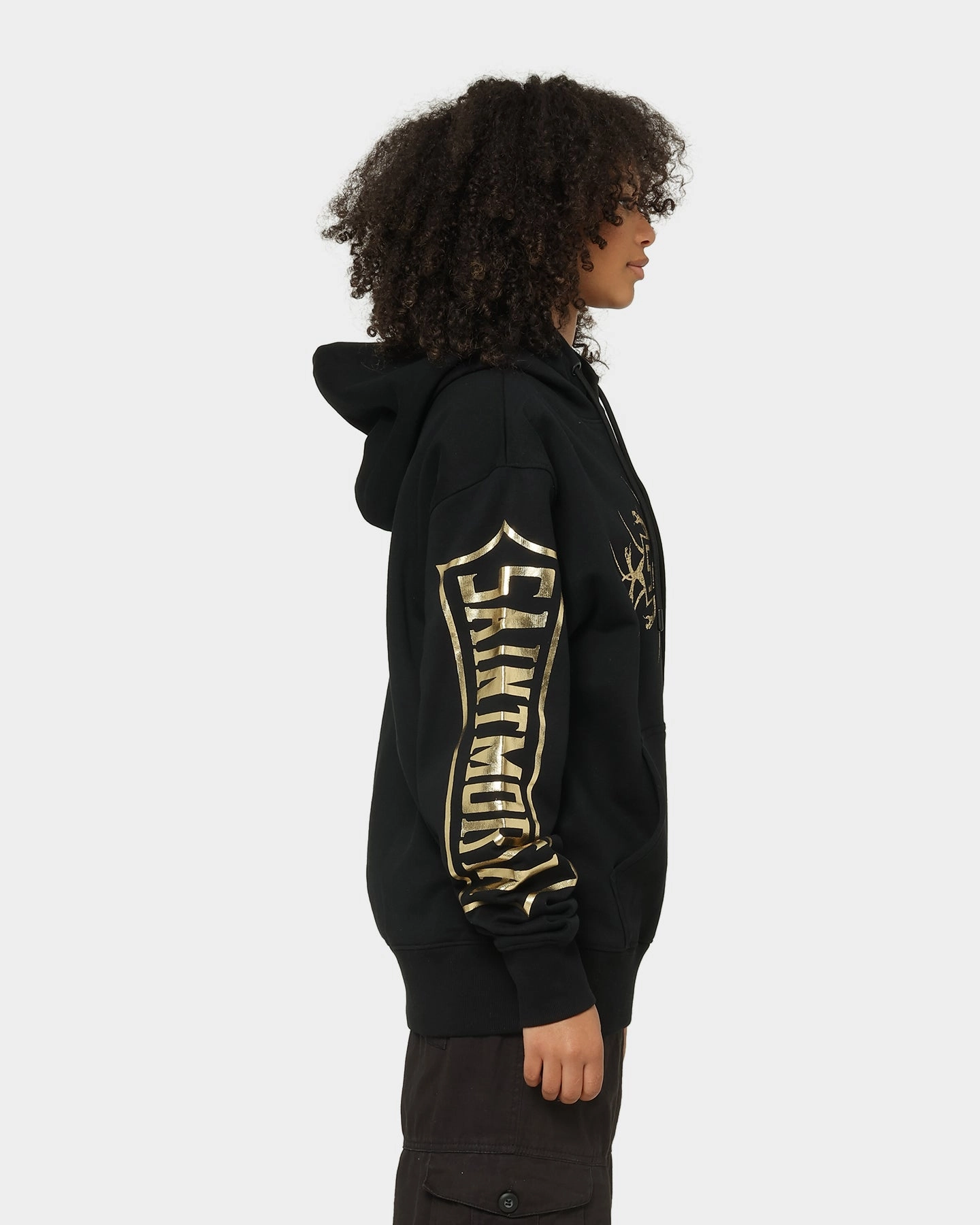 Saint Morta Venom Hoodie Black/Gold Thermolite Insulation