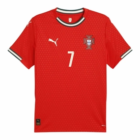 Portugal Home Jersey 2025 Ronaldo 7 Drop Shoulder Fit