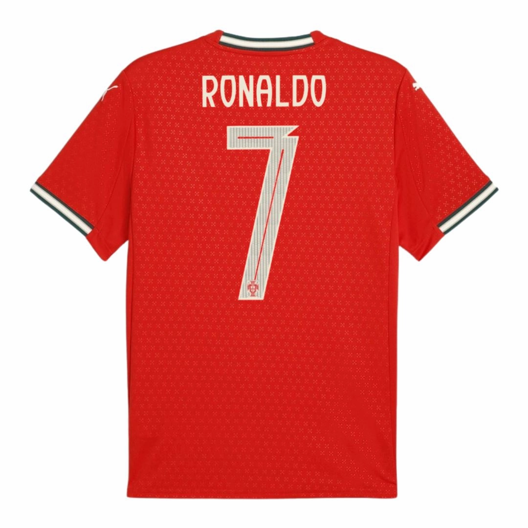 Modern Athletic Cut Portugal Home Jersey 2025 Ronaldo 7