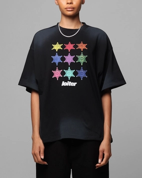 Loiter Sherif Vintage T-Shirt Washed Black Street Smart Look