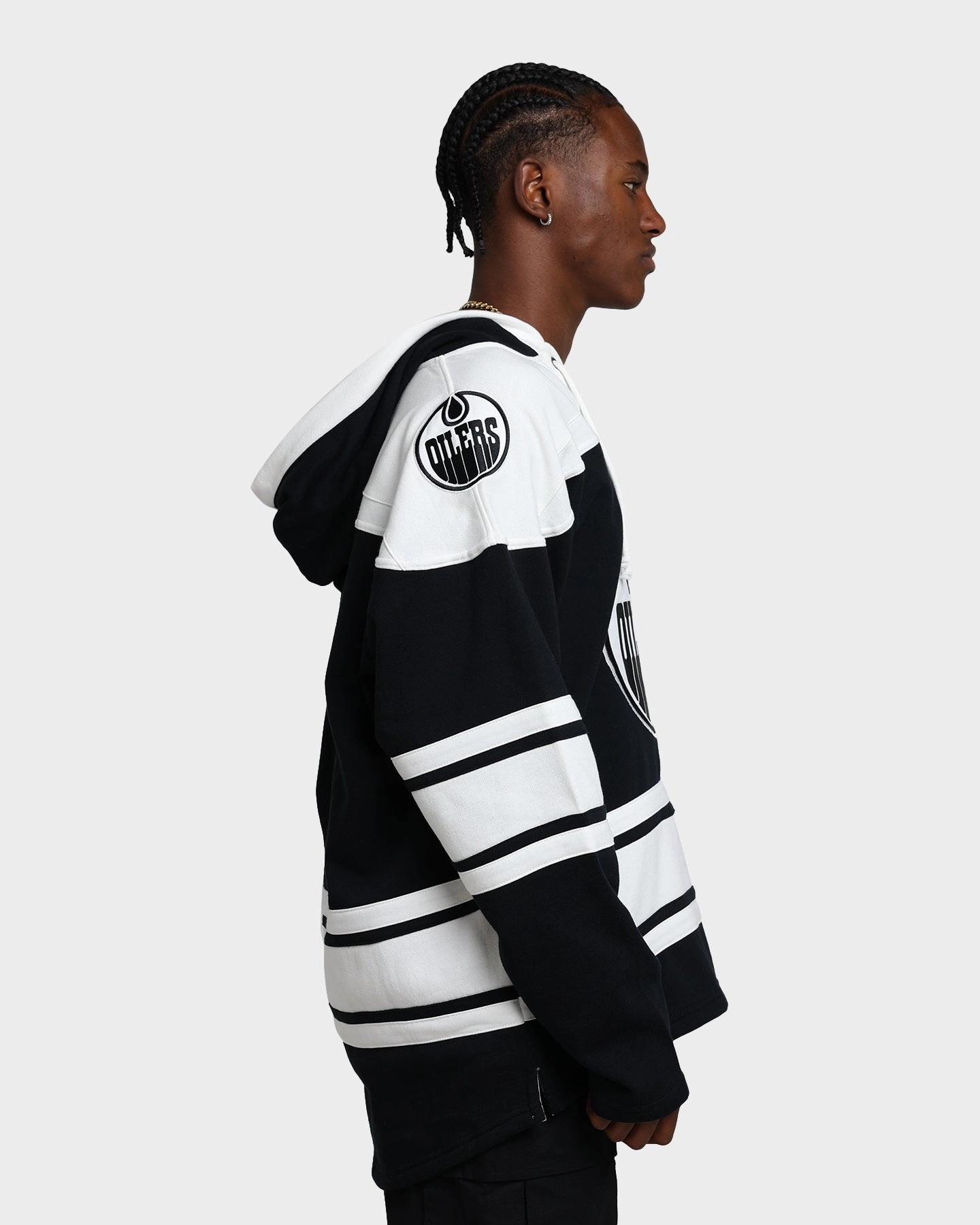 All-Season Wear 47 Brand Edmonton Oilers Superior Lacer Hoodie Jet Black