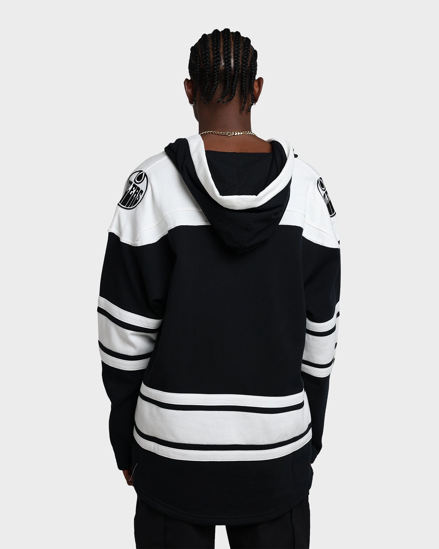 47 Brand Edmonton Oilers Superior Lacer Hoodie Jet Black Waterproof Zippers Introduce