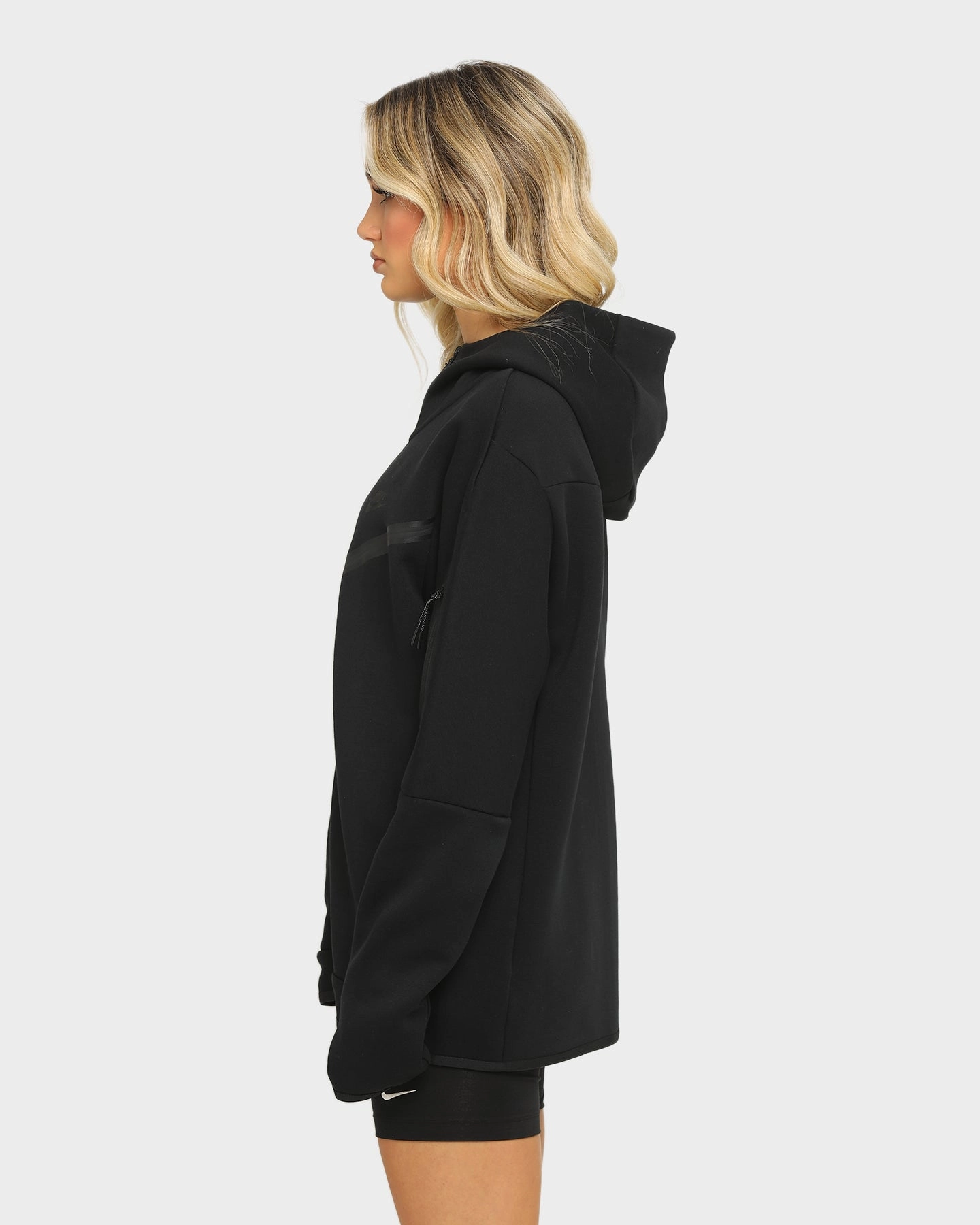 Nike NSW Tech Fleece Hoodie Full Zip Black/Black Relationship