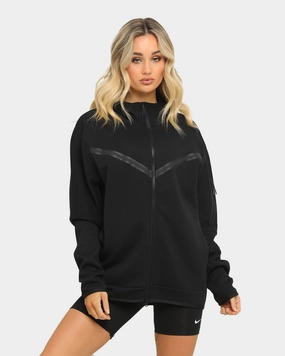 Nike NSW Tech Fleece Hoodie Full Zip Black/Black Rank Range