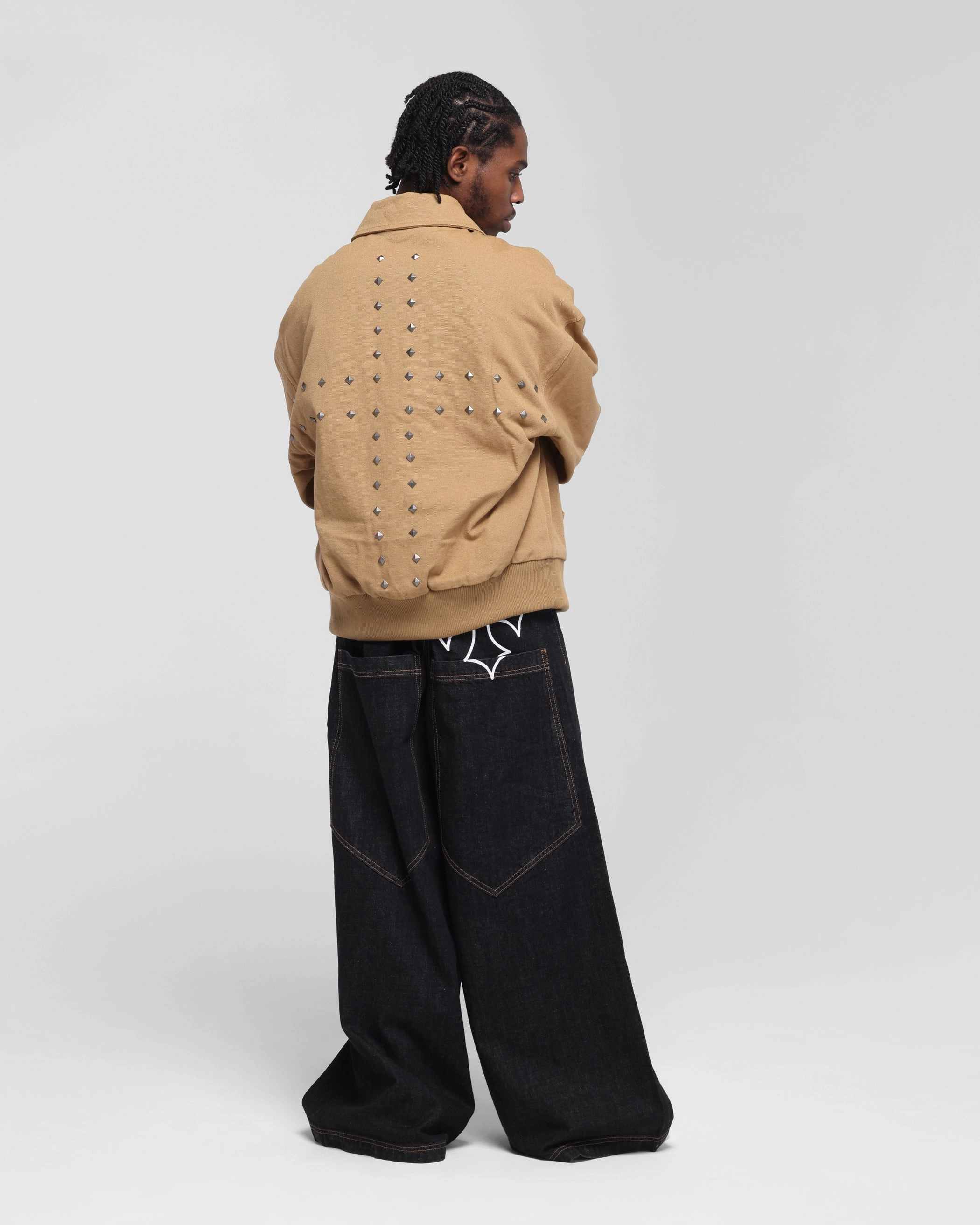 suitable for cosplay artists Loiter Chopper Work Jacket Tan