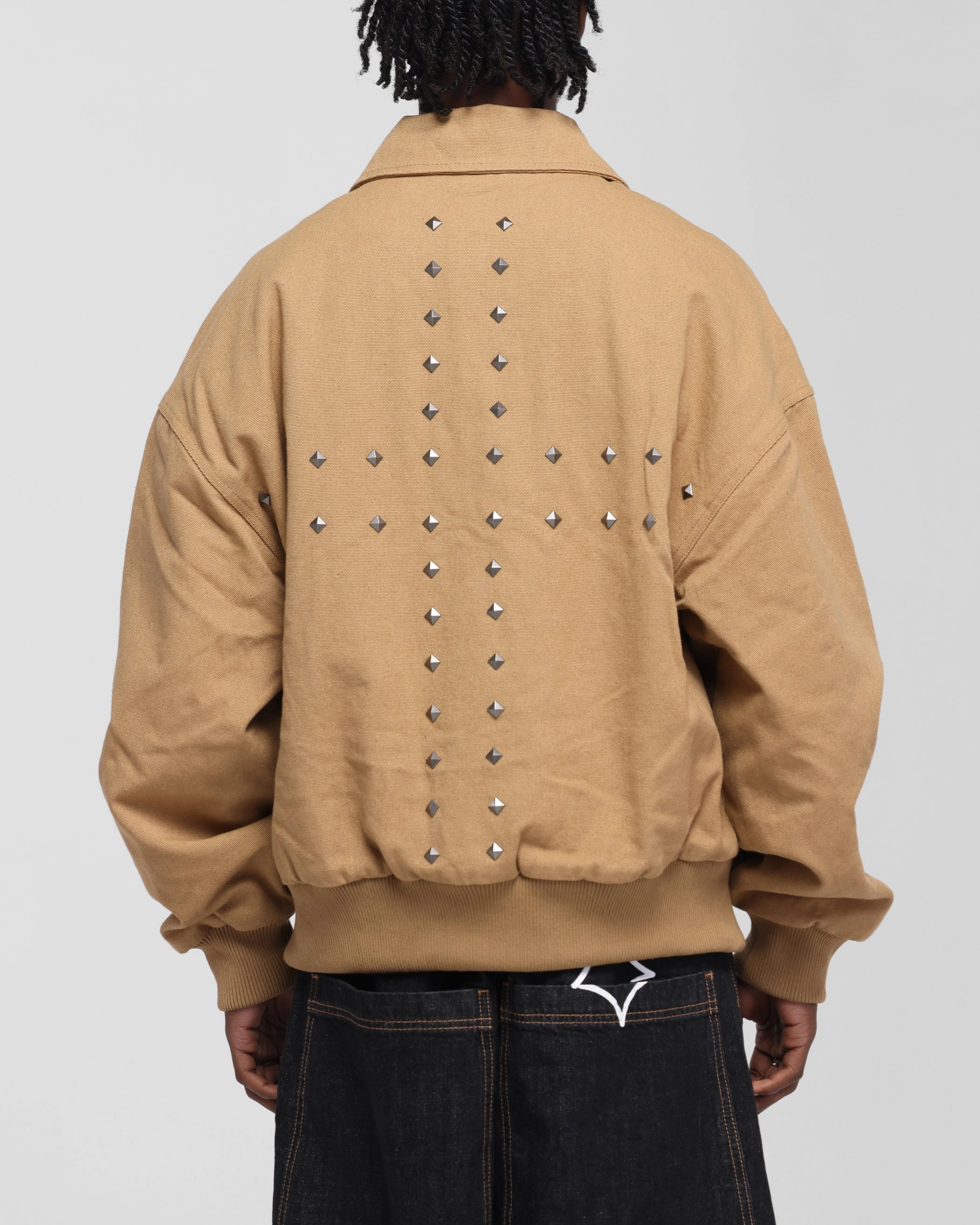 Loiter Chopper Work Jacket Tan Style Statement HighCollar Design