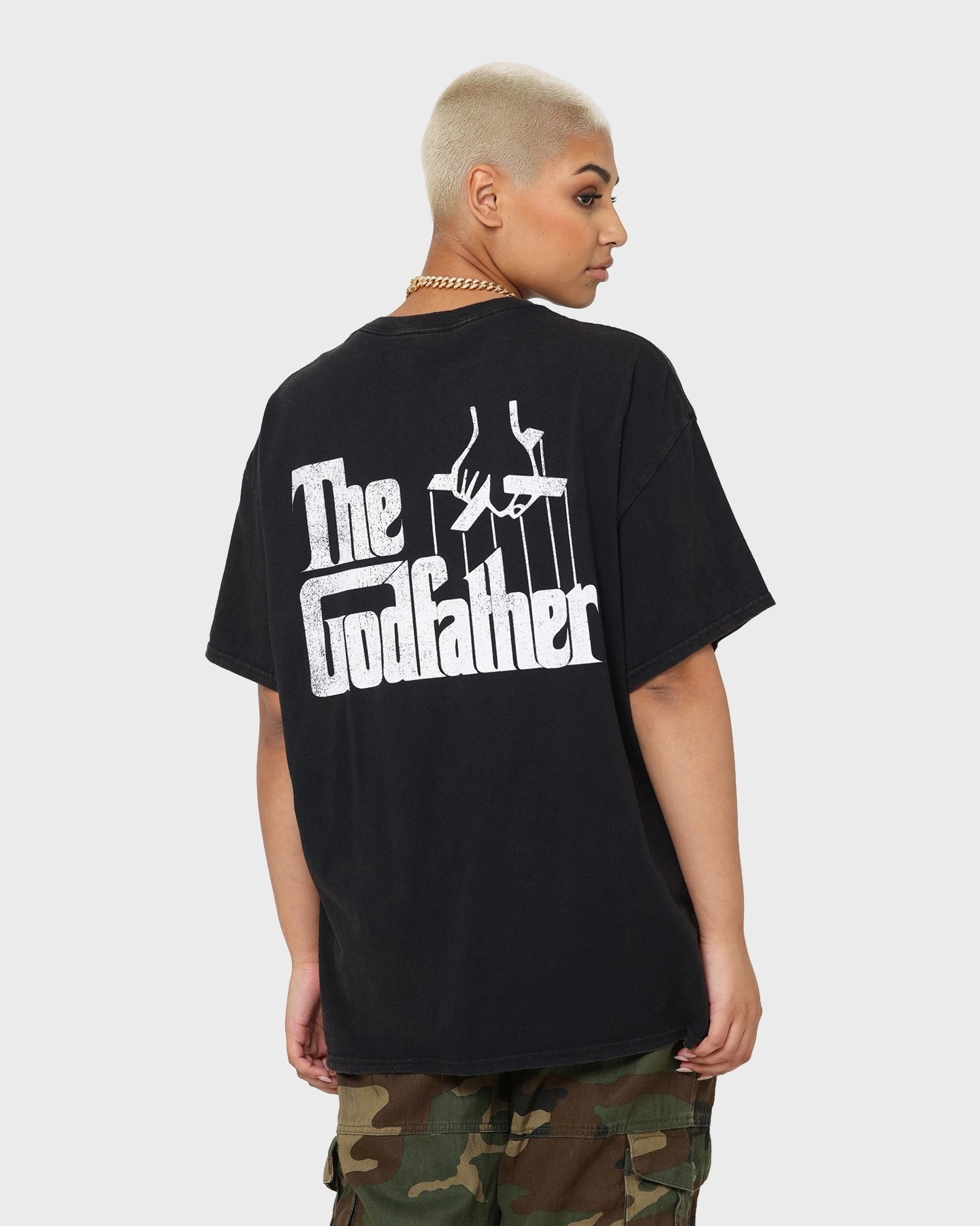 American Thrift X The Godfather The Don Vintage T-Shirt Black Wash NeutralTonesCollection