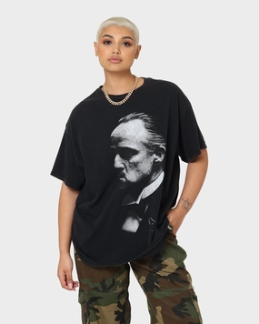 Modern Simplicity Stylish Casual American Thrift X The Godfather The Don Vintage T-Shirt Black Wash