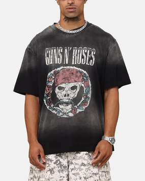 Seasonal Staple Guns N Roses LA Roses Vintage T-Shirt Washed Black