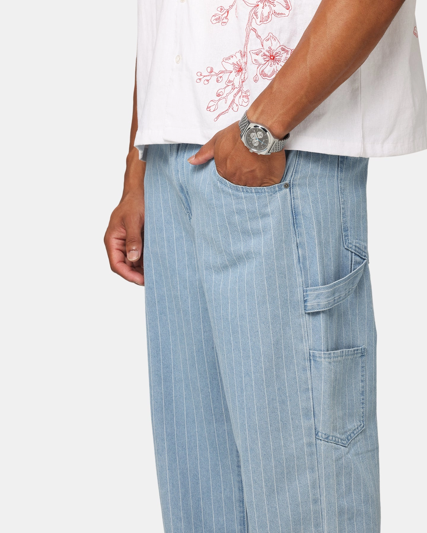 Pull-on style Sophisticated Look Carre Pinstripe Astoria Pant Pinstripe