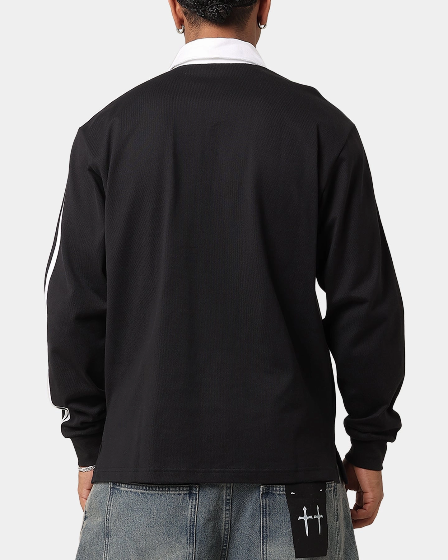 Adidas Rugby Polo Shirt Black Trendy Colors