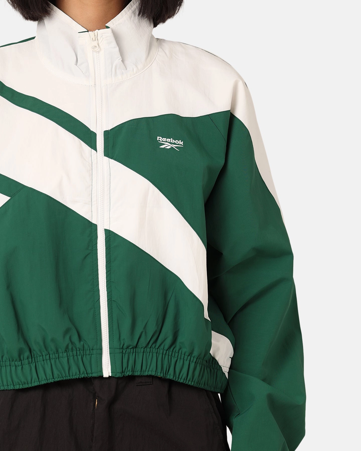 Reebok Women's Court Classics Track Top Dark Green Everyday Jacket suitable for dance competitions