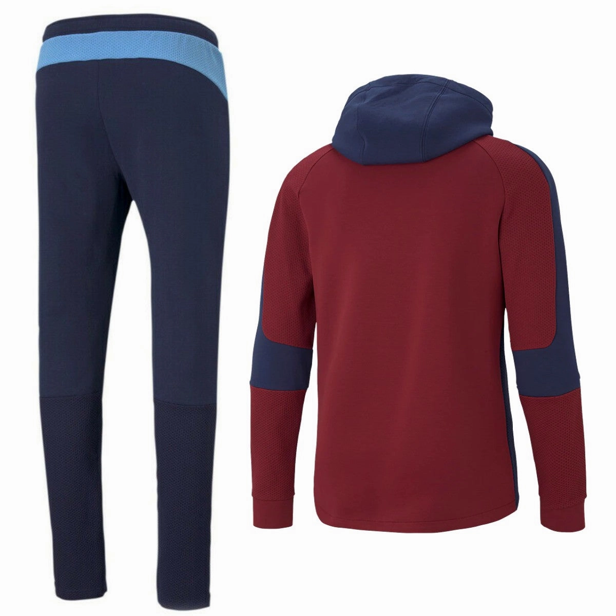 Energy Wear Compression Molded EVA Manchester City Evostripe hooded presentation tracksuit 2021 red - Puma