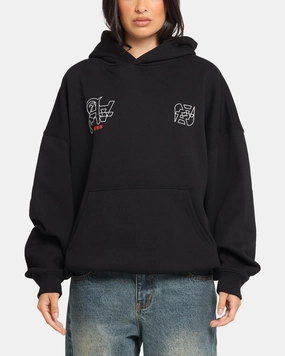 Viral Item The Anti Order Arcade Boxy Hoodie Black