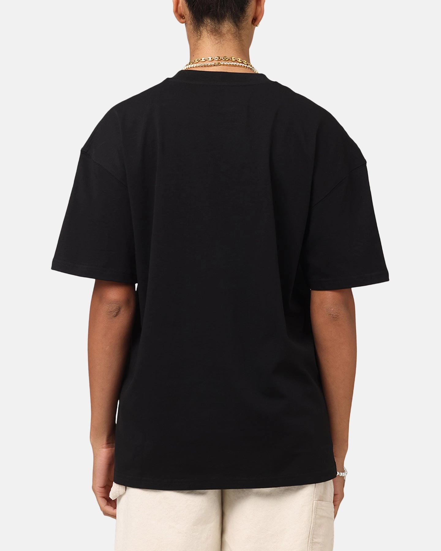 EasyCareFabric Trendy Wearable Goat Crew Goat Skull Vintage T-Shirt Black