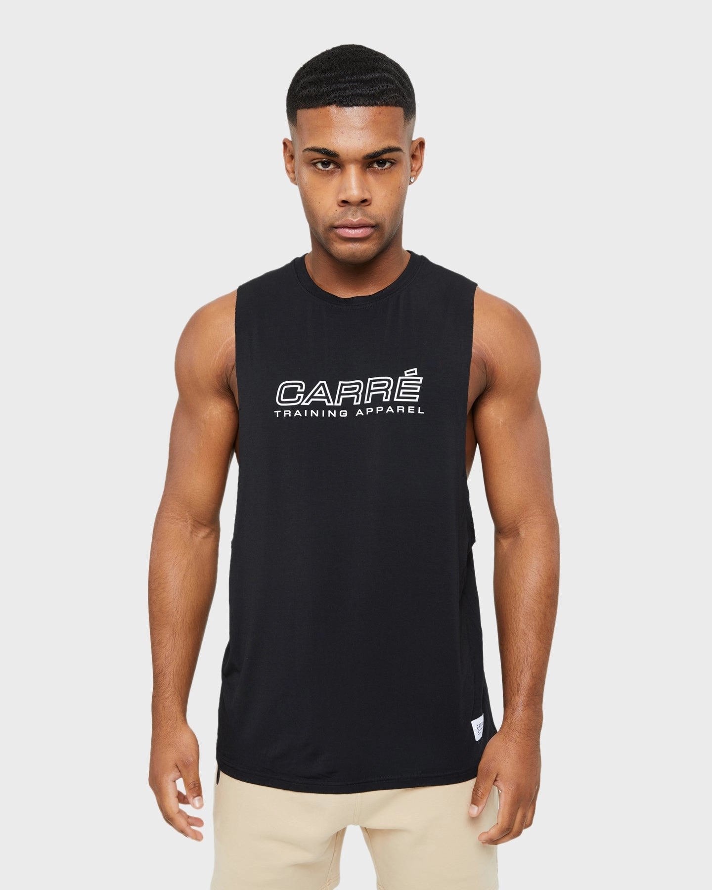 Classic Smart Carre Restart TA Apparel Muscle T-Shirt Black