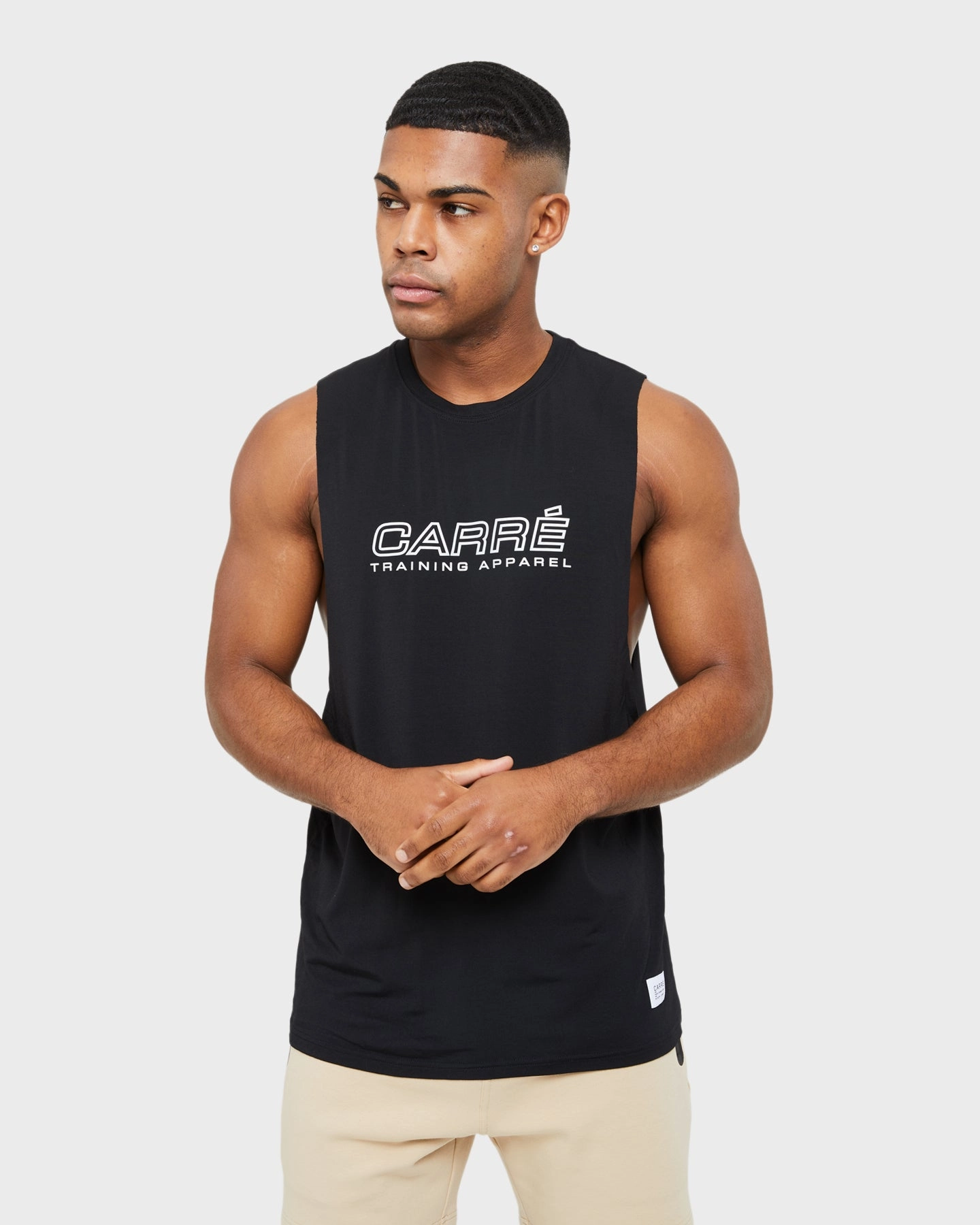 Sustainable Carre Restart TA Apparel Muscle T-Shirt Black