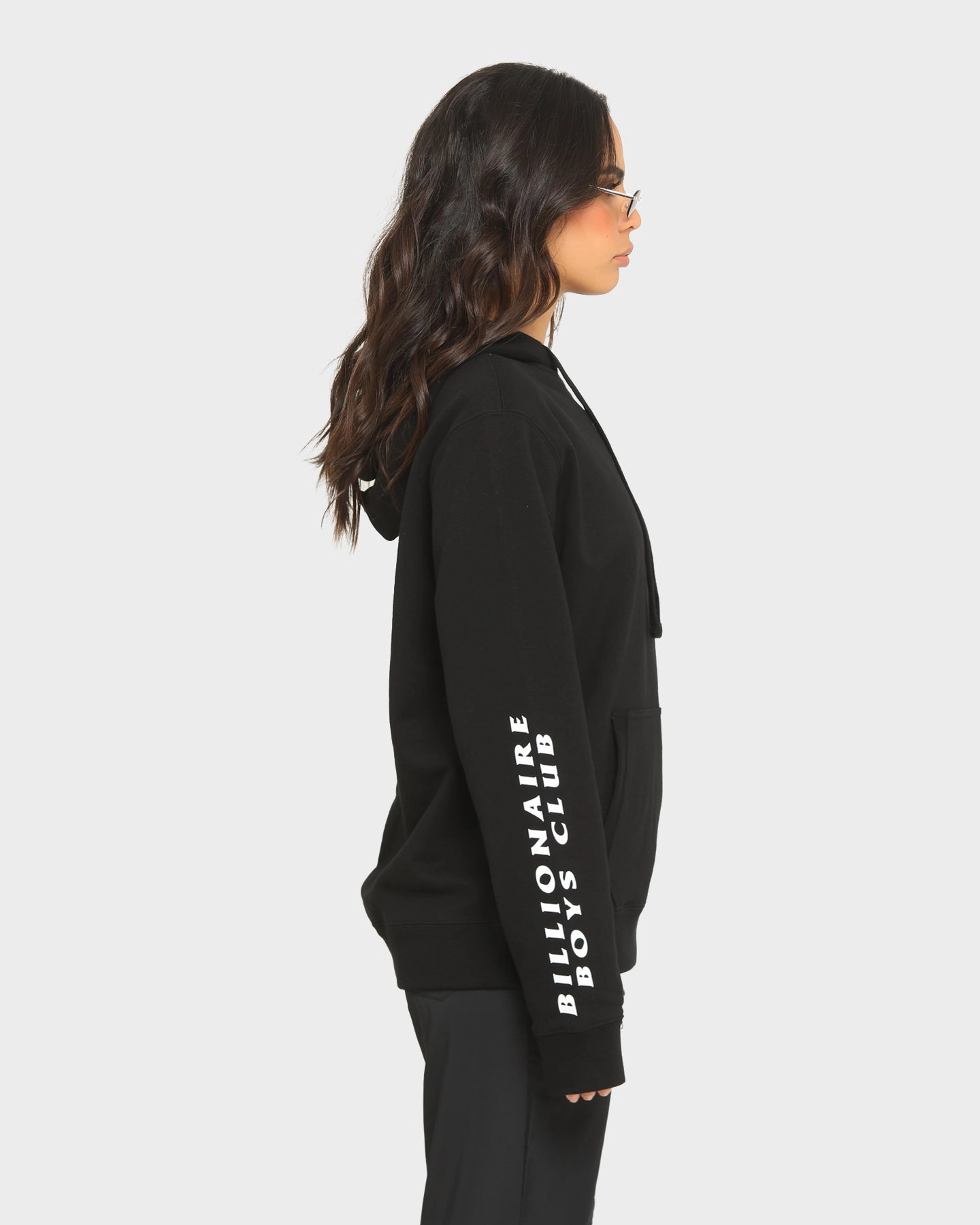 Listen Billionaire Boys Club BB Letters Hoodie Black