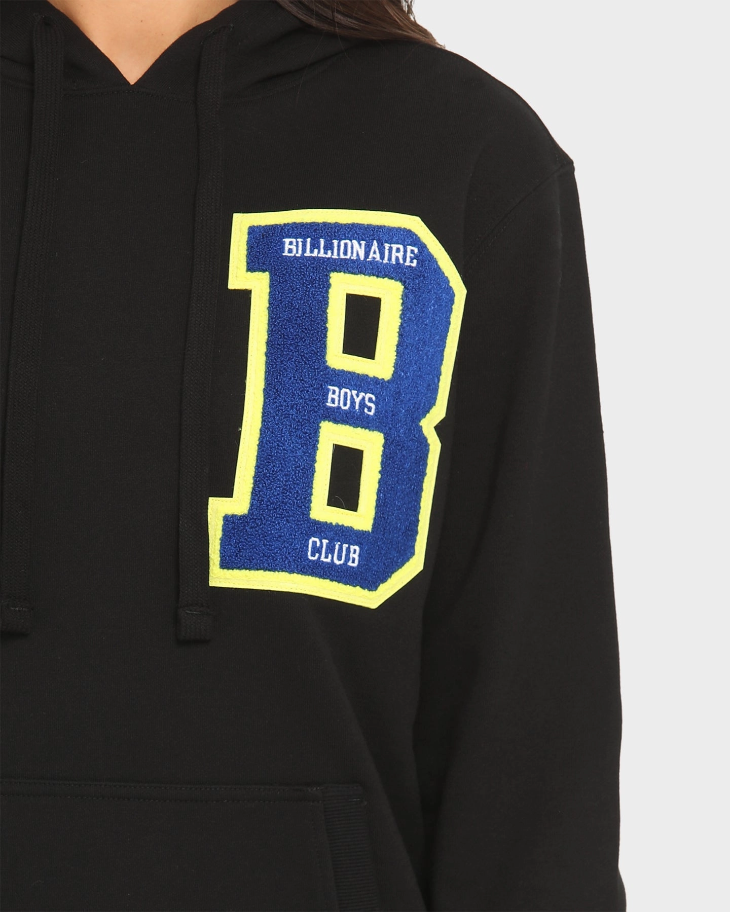 Billionaire Boys Club BB Letters Hoodie Black Celebrate Flex Stretch Material
