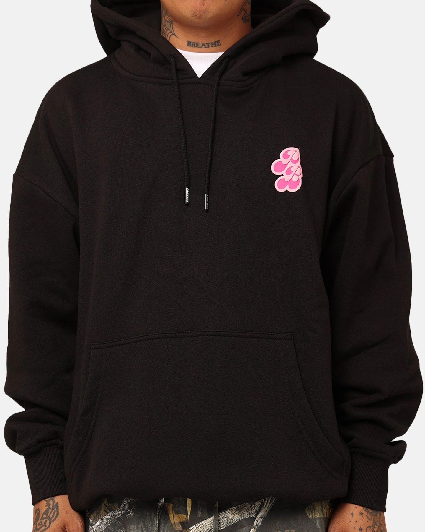Playboy PB Heart Hoodie Black Weekend Fit