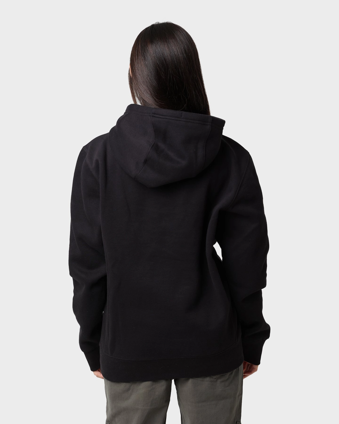 Tommy Jeans Timeless Tommy 1 Hoodie Black Hook and loop fasteners